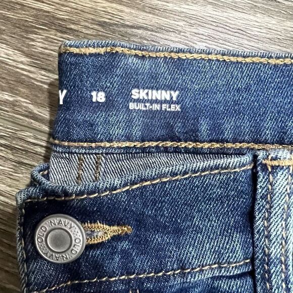 Girls Blue Skinny Jeans NWTs - Picture 2 of 4